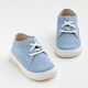 Ever Kid Christening Leather Oxfords Light Blue