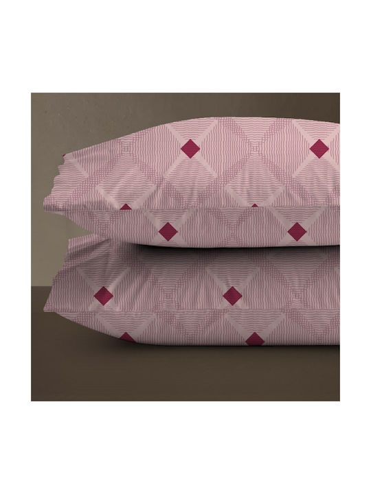 Isadore Lorraine Kissenbezug-Set Deep Bordeaux 50x70cm.