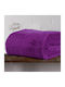 Cosy Life Pătură Blănoasă Pentru Pat Dublu 220x240cm Violet