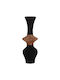 Dekorative Bodenvase Beton Schwarze 45x45xHcm