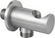 Water Supply Wall-Mounted Shower Holder Vinci Vincirain Family B774013 Silver Brushed Matte