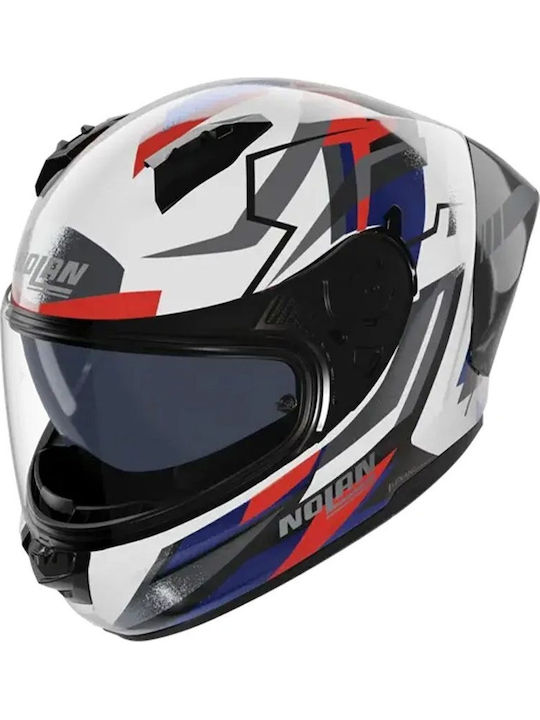 Nolan N60-6 Sport Corsa 355 White/Blue/Red Κράν...
