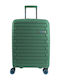 Bg Berlin Cabin Travel Suitcase Soda Dark Green With 4 Wheels Height 54cm