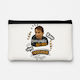 Balloon Fabric Tobacco Pouch With Snap Closure 15.5x9.5cm Leather Cheetah