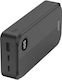HAMA Power Bank 20000mAh with USB-A Port and USB-C Port Black