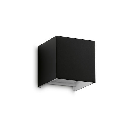 Ideal Lux Atom Wandmontierte Außenleuchte LED mit Natürliches Weiß Licht 10x10x10εκ.