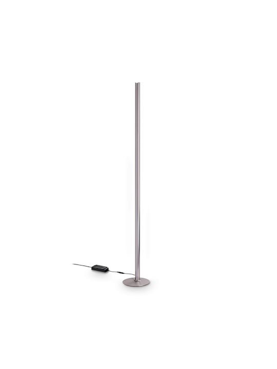 Ideal Lux Dorica LED Φωτιστικό Δαπέδου Υ190xΜ25εκ. με Θερμό Λευκό Φως 7100lm Καφέ