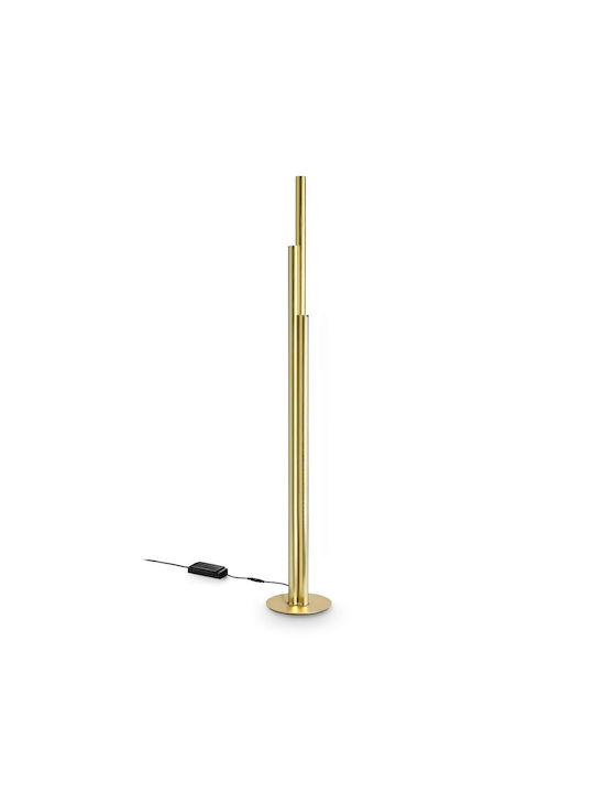 Ideal Lux Dorica LED Floor Lamp H190xW30cm. with Warm White Light 7950lm Yellow