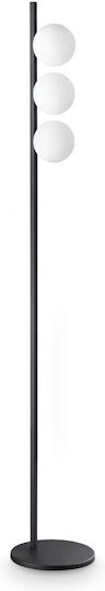 Ideal Lux Binomio Floor Lamp H160xW25cm. with Socket for Bulb G9 Black