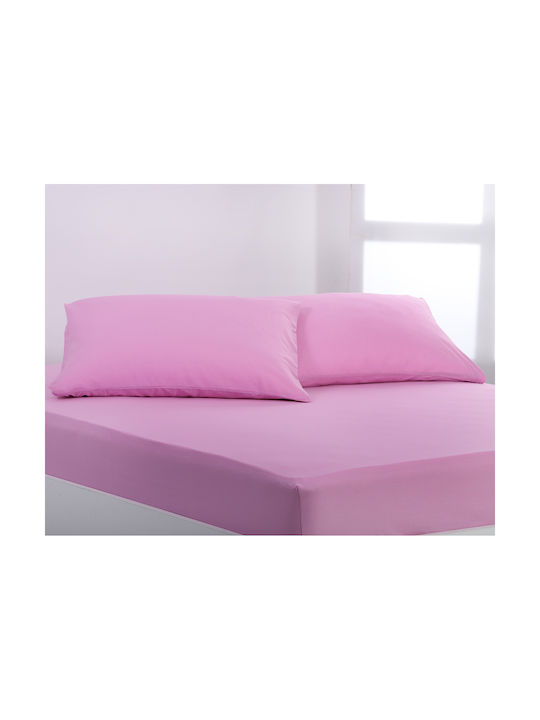 Silk Fashion Set Pillowcases with Envelope Cover Pastel Lavender 52x72cm
