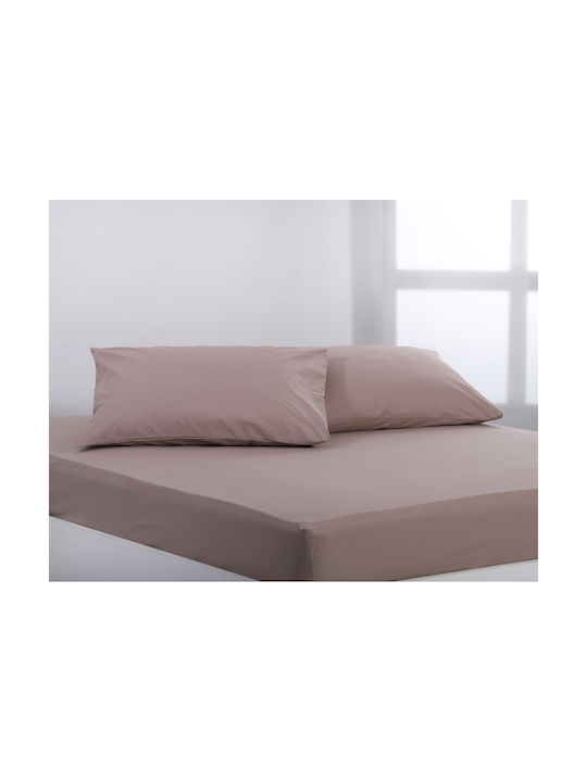 Silk Fashion Set Pillowcases with Envelope Cover Mashroom 52x72cm