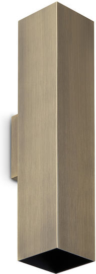 Ideal Lux Look Double Spot with Socket GU10 in Bronze Color