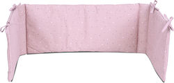 Lorelli Ranforce Crib Bumper Standard Inside Rose Sky 27x145cm