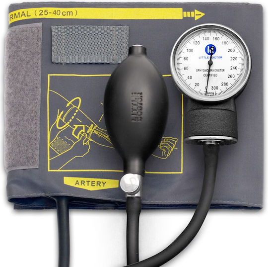 Little Doctor Ld 70nr Tensiometru Mecanic Profesional Manșetă Mare 25 40 Cm Fără Stetoscop Manometru Metalic