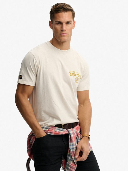 Superdry Narrative Tricou Rainy Day Grey