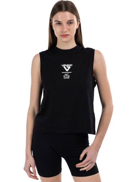 Venimo Women's Crop T-shirt Black