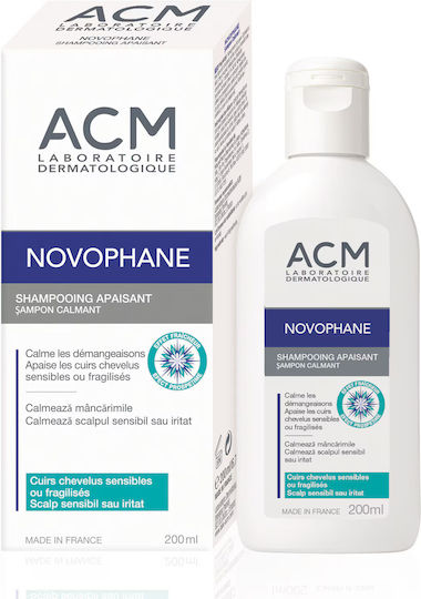 Laboratoire Acm Novophane Panthenol Șampon Tratament Pentru Păr Calmant Pentru Scalpuri Sensibile 200 Ml