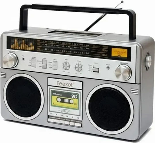 Factory FX-2508B Bluetooth високоговорител 5W с радио Сребрист