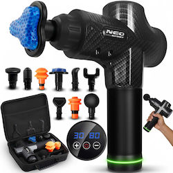 NEO Sport Πιστόλι Μασάζ για το Κεφάλι, τα Πόδια, το Σώμα & τα Χέρια με Δόνηση Μαύρο