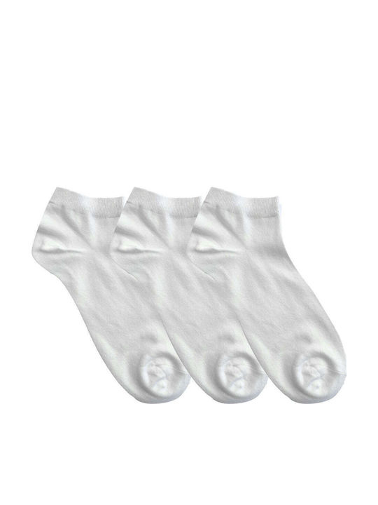 Ansin Femei Șosete White 3Pachet