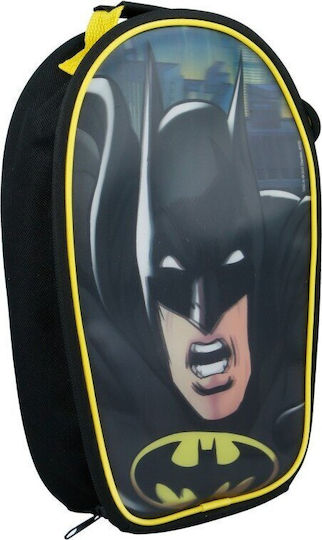 Grupo Erik Σχολικό Τσαντάκι Φαγητού Χειρός Μαύρο Batman