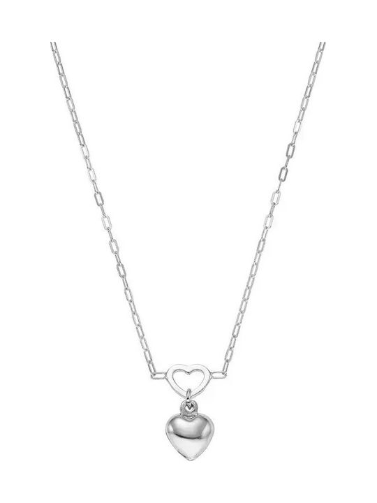 Vogue Halskette mit Design Herz aus Silber