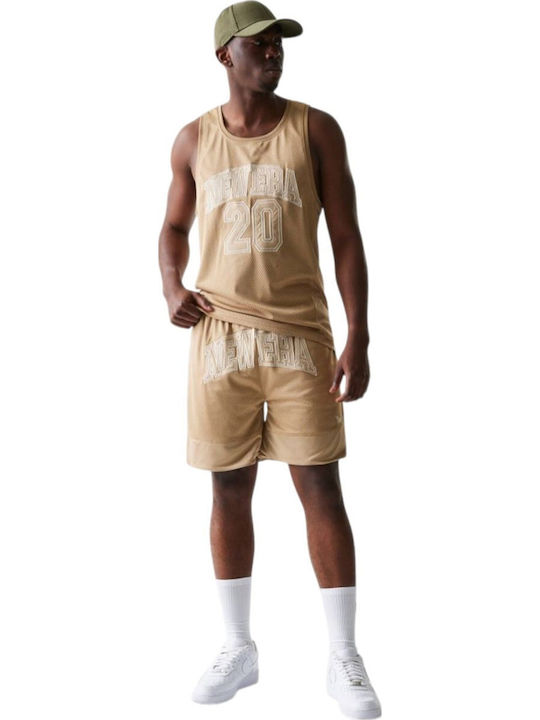 New Era Ανδρική Βερμούδα Light Beige