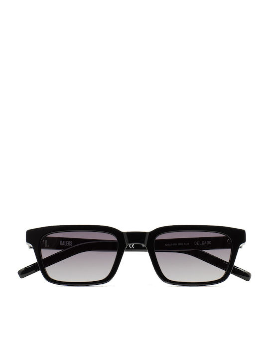 Kaleos Unisex Γυαλιά Ηλίου με Μαύρο Κοκκάλινο Σκελετό και Ντεγκραντέ Φακό DELGADO 1
