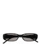 Kaleos Unisex Sunglasses with Black Plastic Frame and Black Lens MINX 1