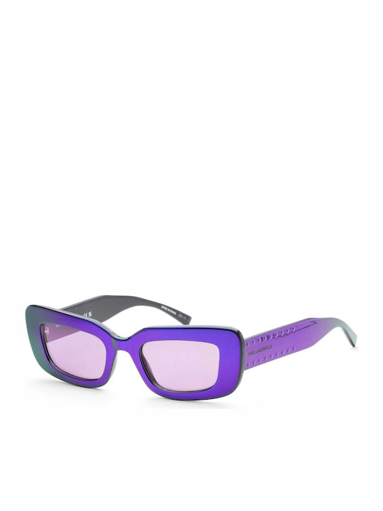 Karl Lagerfeld Damen Sonnenbrille mit Braun Ges...