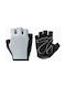 Wozinsky Halber Finger Fahrradhandschuhe Gray