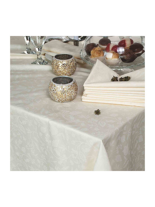 Rythmos Tablecloth Set 13pcs Ecru 160x270cm