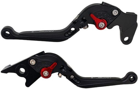 Μανετες Vf 185 Ρυθμιζομενες Σετ Hyper-x Racing Μαυρες