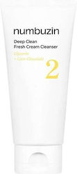 Numbuzin No.2 Deep Clean Fresh Cream Cleanser Cream Facial Cleanser 120ml Numbuzin No.2 Deep Clean Fresh Cream Cleanser Cream Facial Cleanser 120ml