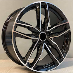 Audi Style 1196 9.5x21 5x112 Einpresstiefe Et30 Schwarz Face Maschinen