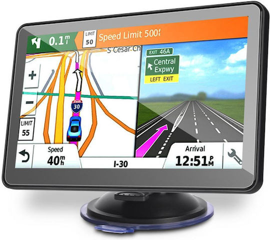 Dispozitiv de Navigație GPS cu Ecran 9" USB & Slot card