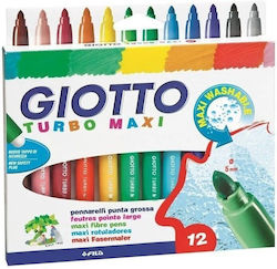 Giotto Drawing Markers Thick Set 12pcs