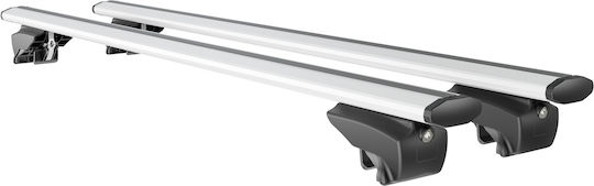 Menabo Aluminum Roof Bars Blade L Silver 127 Cm Gamma Flat Ends BMW X3 G45 5 Doors 2024> Flush Rails 2 Pieces 14070/mb Mp.14070/mb-3