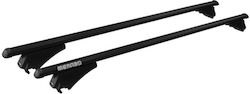 Menabo Aluminum Car Roof Bars Tiger XL Black 1315 Cm Black Color BMW X1 E84 5 Doors 2012>2015 Flush Or Raised Rails 2 Pieces 8600/mb Mp.8600/mb-19