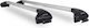 Menabo Folding Aluminum Car Roof Bars Ariete 815-1195 Cm Silver Color Kia Ceed Cd Sportswagon 5 Doors 2018 Flush Rails 55 Cm Max 2 Pieces 12060/mb Mp 12060/mb-61