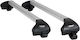 Menabo Folding Aluminum Car Roof Bars Ariete 815-1195 Cm Silver Color Citroen C3 Mk2 Picasso 5 Doors 2008>2017 Raised Rails 55 Cm Max-2 Pieces 12050/mb Mp.12050/mb-37