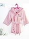 Dimcol Baby Hooded Towel Unicorn Pink