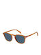 Polaroid Unisex Sunglasses with Orange Metal Frame and Polarized Lens PLD4203/S/X L7Q/C3