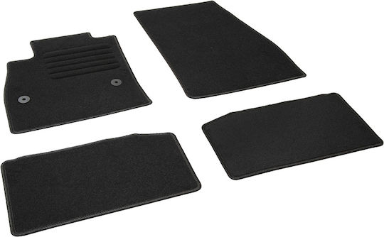 Standard Black Floor Carpet Mats Compatible with Ford Puma Set of 4