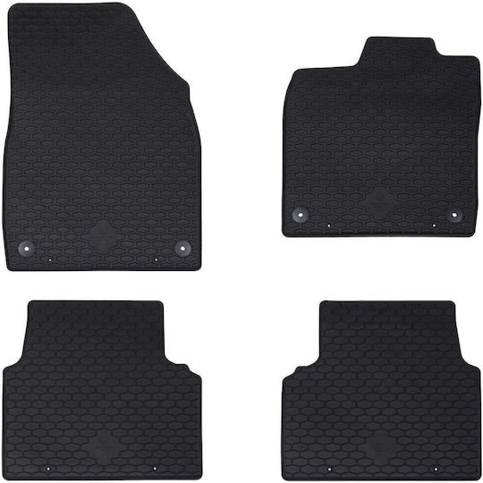 Car Mat 4 Pcs Black TPE 42029128 Black