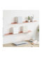 Rafturi Perete Roz 2buc 80x9x2.5cm