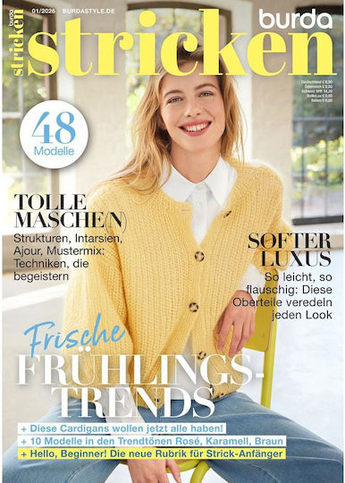 Burda Tricotaje Knitting Magazine No. 1/2026 Published In German