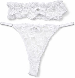 Join Damen Sexy Dessous-Set Mit Spitze Rj80177-1 Weiß
