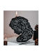 Aberto Design Aromatisches Soja Kerze Schwarz 15x13cm