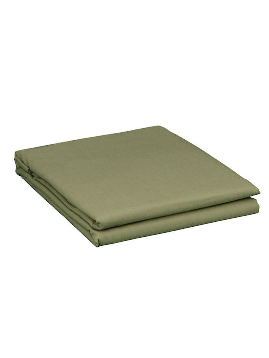 Sunshine Army Bed Sheets Set with 1 Pillowcase for Single Bed 160x240cm Khaki